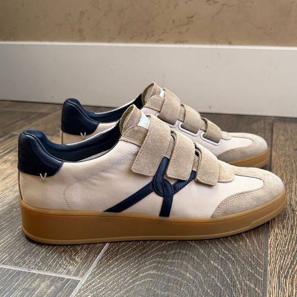 Veronica Beard Women’s Reagan Sand/Eclipse Sneaker—10 - Picture 2 of 15